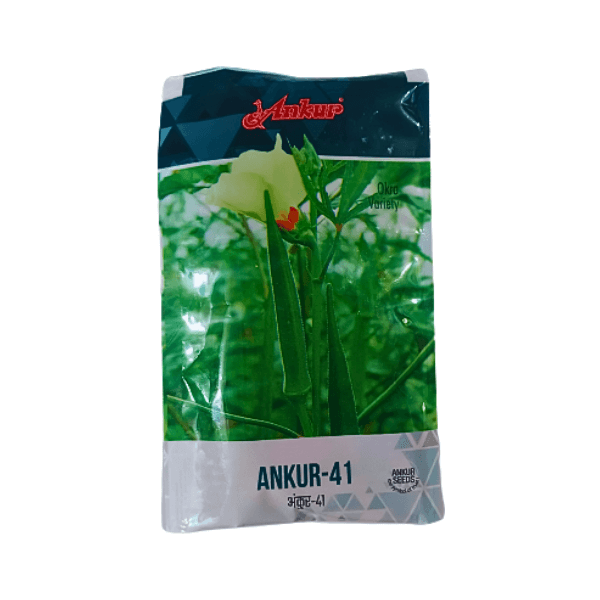 181-1.png Ankur 41 Okra Bhindi Organic Vegetable Seeds Plant Online - Image 1