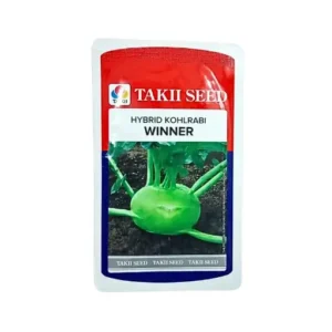 Takii Hybrid Kohlrabi Winner 10gm Organic vegetable Seeds Companies