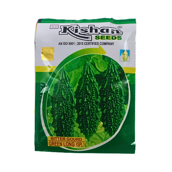 53-1.png Kishan Green Long SPL Bitter Gourd Vegetable Seeds - Image 1