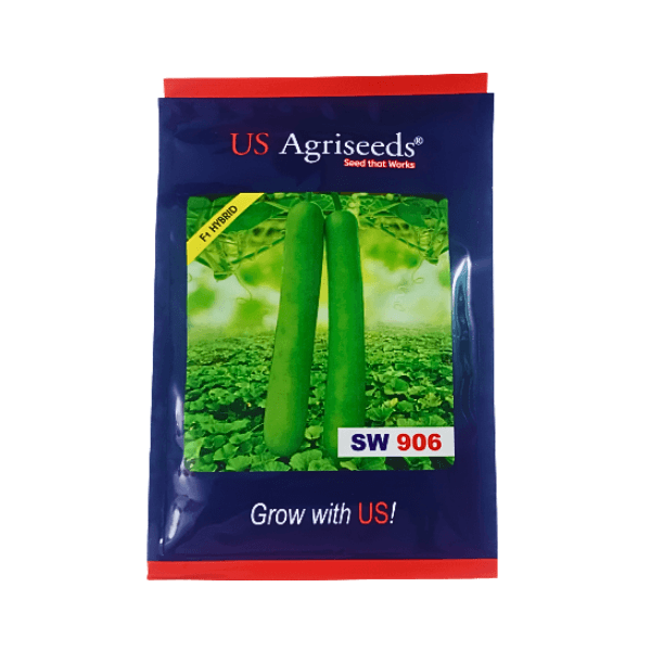 75-3-1.png US Agriseeds SW 906 F1 Hybrid Bottle Gourd Vegetable Seeds - Image 1